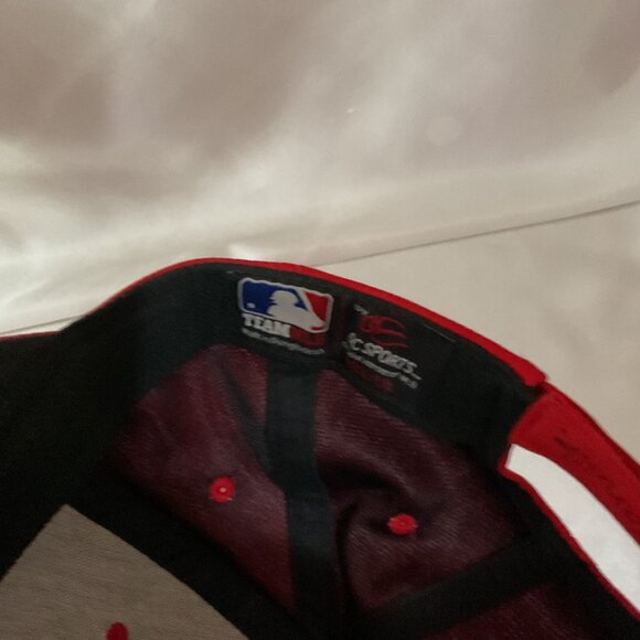 Washington Nationals Youth MLB Red Adjustable Baseball Cap With Embroidered Lo - Picture 4 of 6